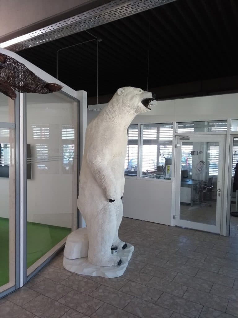 Wolfgang Herbst: 3D-Tiere für Bogensport, Dekoration, Werbung - tier.art -Eisbär