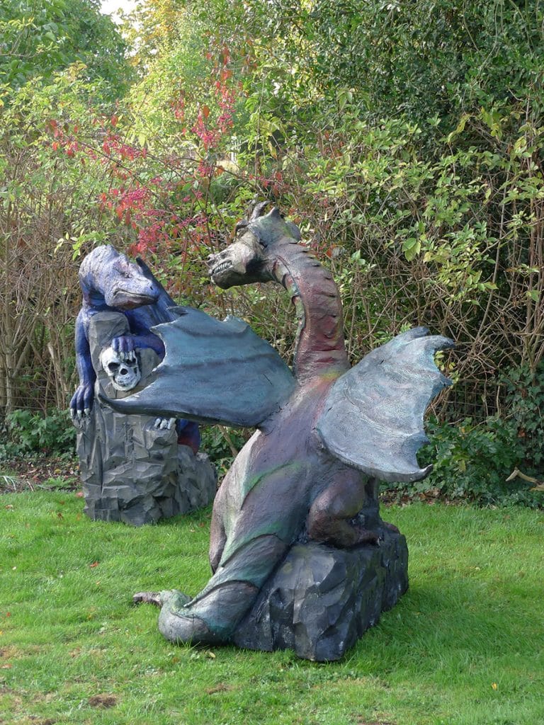 Wolfgang Herbst: 3D-Tiere für Bogensport, Dekoration, Werbung - tier.art - Drachen